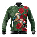 Kokaburra and Waratah Baseball Jacket Aboriginal Art
