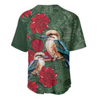 Kokaburra and Waratah Baseball Jersey Aboriginal Art