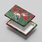 Kokaburra and Waratah Canvas Wall Art Aboriginal Art