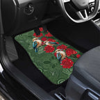Kokaburra and Waratah Car Mats Aboriginal Art