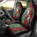 Kokaburra and Waratah Car Seat Cover Aboriginal Art