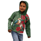 Kokaburra and Waratah Kid Hoodie Aboriginal Art