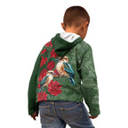Kokaburra and Waratah Kid Hoodie Aboriginal Art
