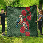 Kokaburra and Waratah Quilt Aboriginal Art