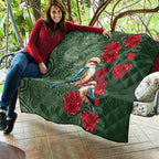 Kokaburra and Waratah Quilt Aboriginal Art