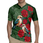 Kokaburra and Waratah Rugby Jersey Aboriginal Art