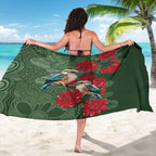 Kokaburra and Waratah Sarong Aboriginal Art