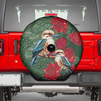 Kokaburra and Waratah Spare Tire Cover Aboriginal Art