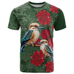 Kokaburra and Waratah T Shirt Aboriginal Art