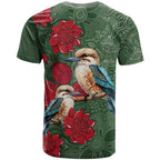 Kokaburra and Waratah T Shirt Aboriginal Art