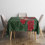 Kokaburra and Waratah Tablecloth Aboriginal Art