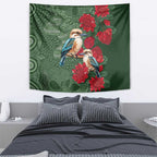 Kokaburra and Waratah Tapestry Aboriginal Art