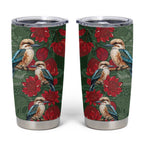 Kokaburra and Waratah Tumbler Cup Aboriginal Art
