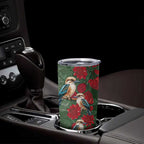Kokaburra and Waratah Tumbler Cup Aboriginal Art