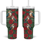 Kokaburra and Waratah Tumbler With Handle Aboriginal Art