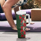 Kokaburra and Waratah Tumbler With Handle Aboriginal Art