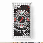 New Zealand Waitangi Day Personalised Baby Bed Cover Aotearoa Te Ra O Waitangi With Maori Tattoo