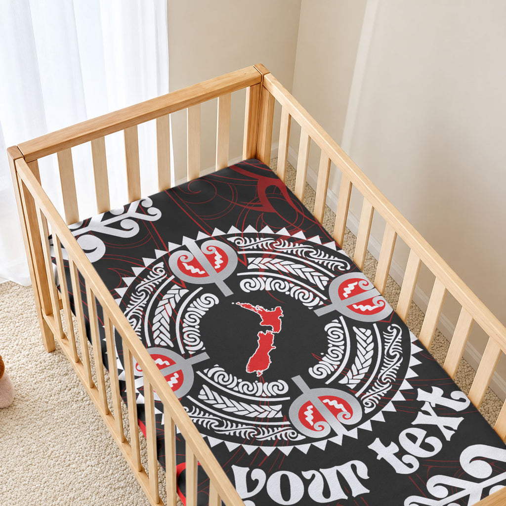 New Zealand Waitangi Day Personalised Baby Bed Cover Aotearoa Te Ra O Waitangi With Maori Tattoo