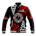 New Zealand Waitangi Day Personalised Baseball Jacket Aotearoa Te Ra O Waitangi With Maori Tattoo