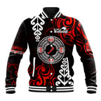 New Zealand Waitangi Day Personalised Baseball Jacket Aotearoa Te Ra O Waitangi With Maori Tattoo
