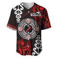 New Zealand Waitangi Day Personalised Baseball Jersey Aotearoa Te Ra O Waitangi With Maori Tattoo