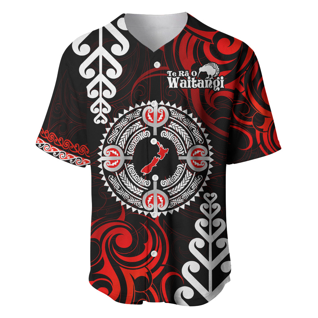New Zealand Waitangi Day Personalised Baseball Jersey Aotearoa Te Ra O Waitangi With Maori Tattoo
