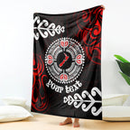 New Zealand Waitangi Day Personalised Blanket Aotearoa Te Ra O Waitangi With Maori Tattoo