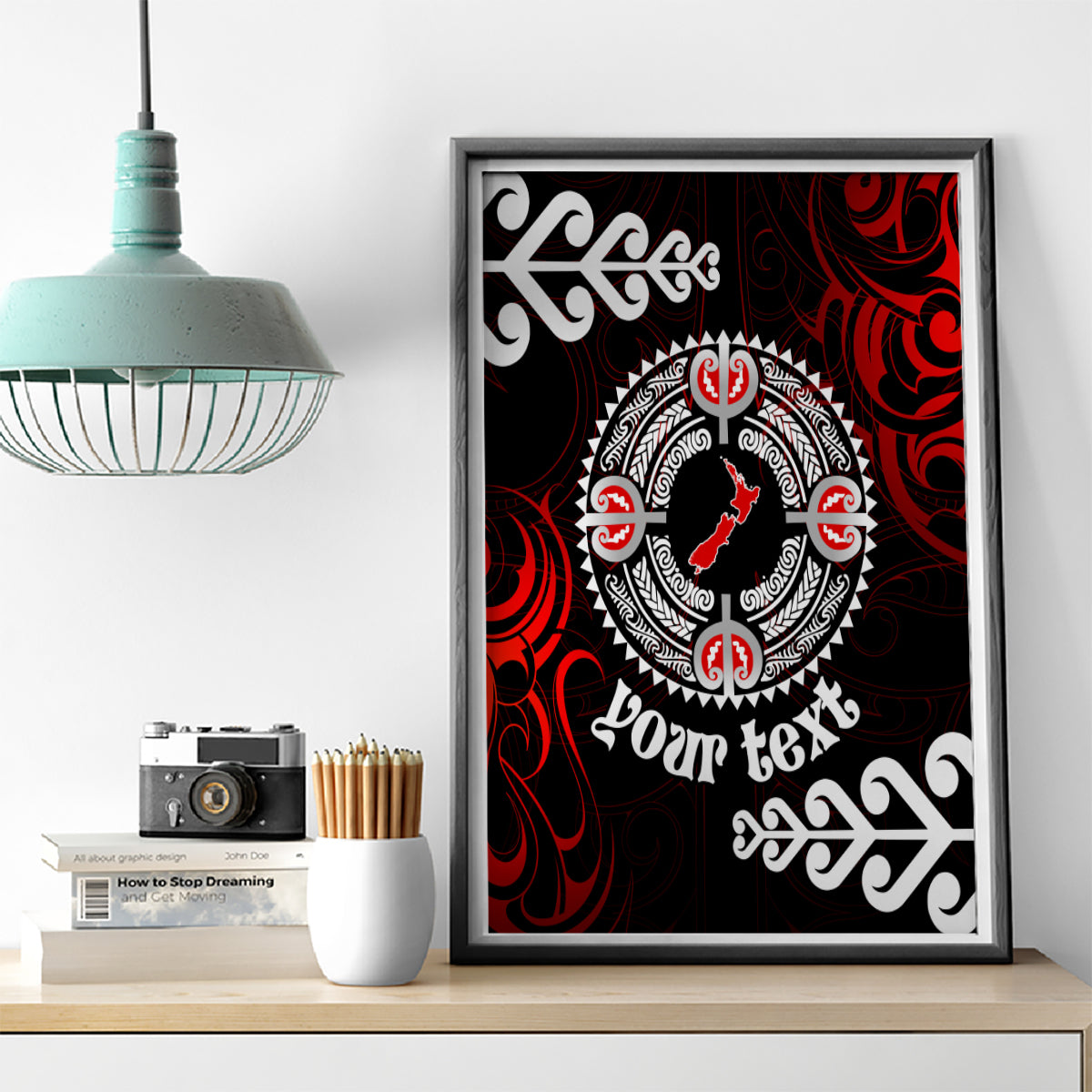 New Zealand Waitangi Day Personalised Canvas Wall Art Aotearoa Te Ra O Waitangi With Maori Tattoo