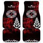 New Zealand Waitangi Day Personalised Car Mats Aotearoa Te Ra O Waitangi With Maori Tattoo