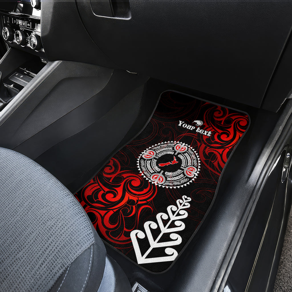 New Zealand Waitangi Day Personalised Car Mats Aotearoa Te Ra O Waitangi With Maori Tattoo