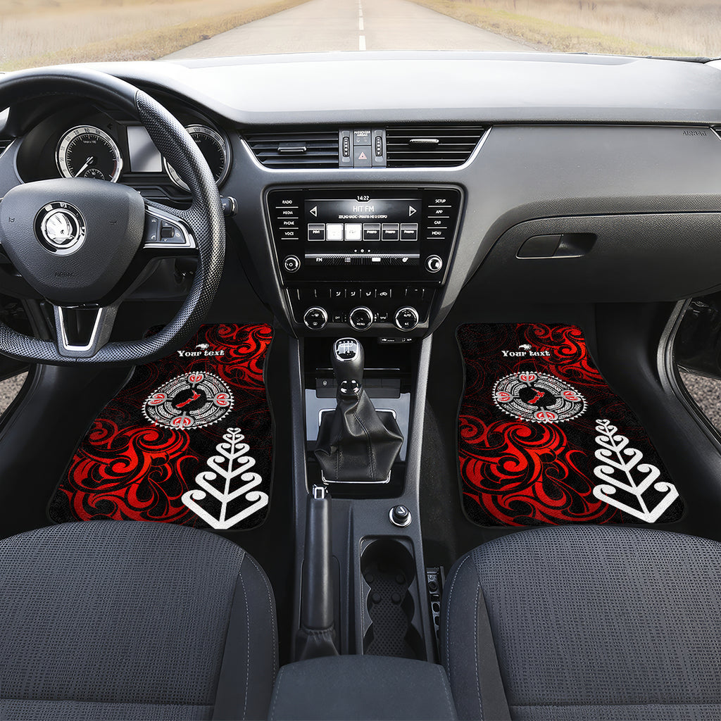 New Zealand Waitangi Day Personalised Car Mats Aotearoa Te Ra O Waitangi With Maori Tattoo