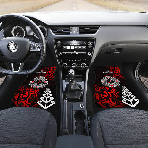 New Zealand Waitangi Day Personalised Car Mats Aotearoa Te Ra O Waitangi With Maori Tattoo