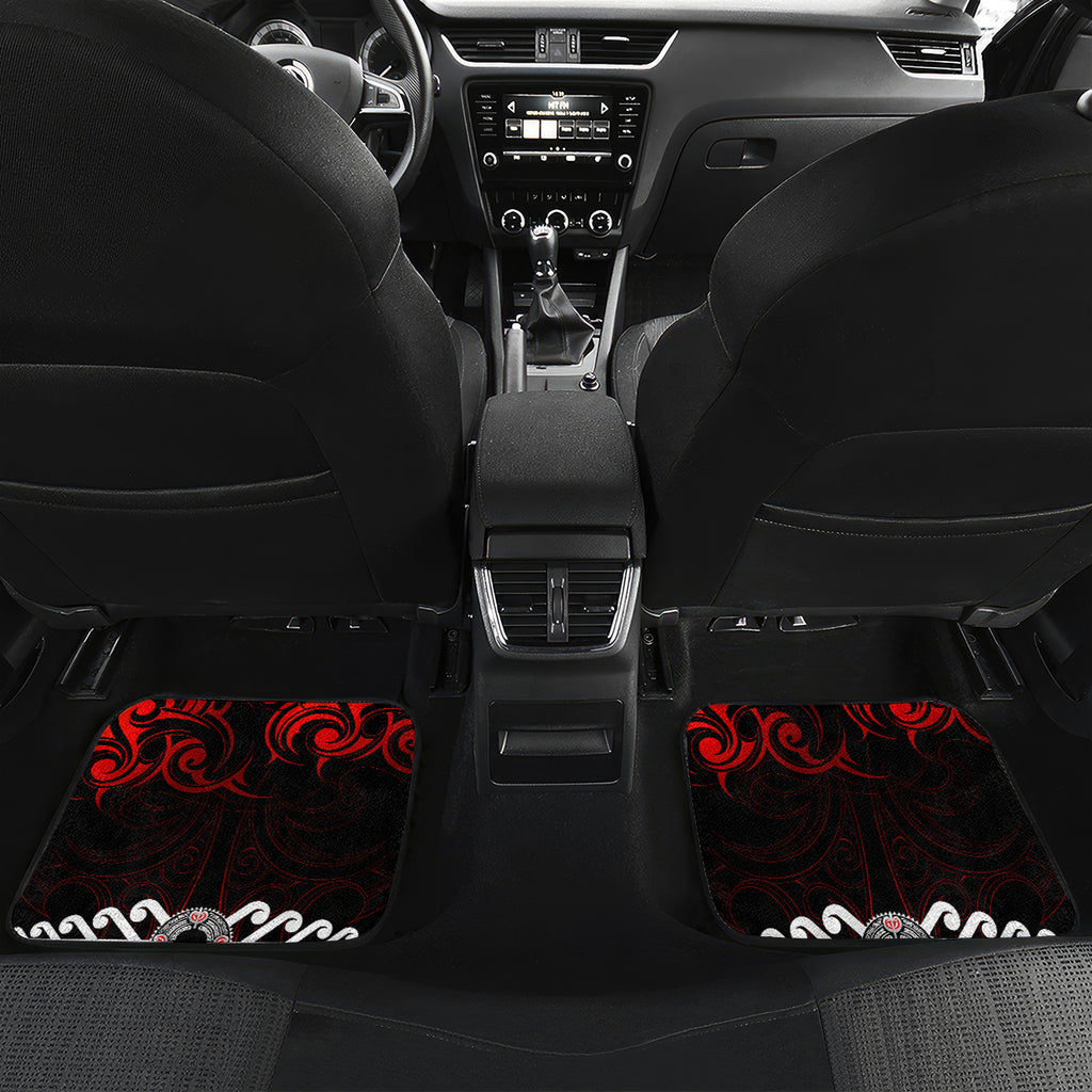 New Zealand Waitangi Day Personalised Car Mats Aotearoa Te Ra O Waitangi With Maori Tattoo
