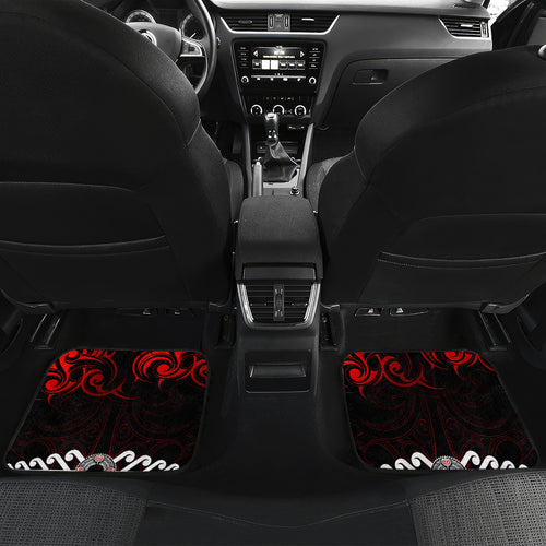 New Zealand Waitangi Day Personalised Car Mats Aotearoa Te Ra O Waitangi With Maori Tattoo
