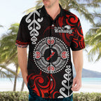 New Zealand Waitangi Day Personalised Hawaiian Shirt Aotearoa Te Ra O Waitangi With Maori Tattoo