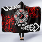 New Zealand Waitangi Day Personalised Hooded Blanket Aotearoa Te Ra O Waitangi With Maori Tattoo