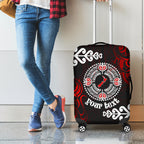 New Zealand Waitangi Day Personalised Luggage Cover Aotearoa Te Ra O Waitangi With Maori Tattoo
