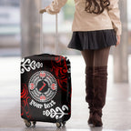 New Zealand Waitangi Day Personalised Luggage Cover Aotearoa Te Ra O Waitangi With Maori Tattoo