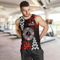 New Zealand Waitangi Day Personalised Men Tank Top Aotearoa Te Ra O Waitangi With Maori Tattoo