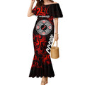 New Zealand Waitangi Day Personalised Mermaid Dress Aotearoa Te Ra O Waitangi With Maori Tattoo