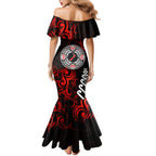 New Zealand Waitangi Day Personalised Mermaid Dress Aotearoa Te Ra O Waitangi With Maori Tattoo