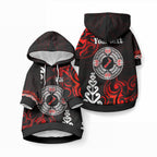 New Zealand Waitangi Day Personalised Pet Hoodie Aotearoa Te Ra O Waitangi With Maori Tattoo
