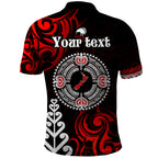 New Zealand Waitangi Day Personalised Polo Shirt Aotearoa Te Ra O Waitangi With Maori Tattoo