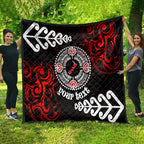 New Zealand Waitangi Day Personalised Quilt Aotearoa Te Ra O Waitangi With Maori Tattoo