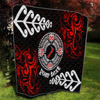 New Zealand Waitangi Day Personalised Quilt Aotearoa Te Ra O Waitangi With Maori Tattoo