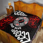 New Zealand Waitangi Day Personalised Quilt Aotearoa Te Ra O Waitangi With Maori Tattoo