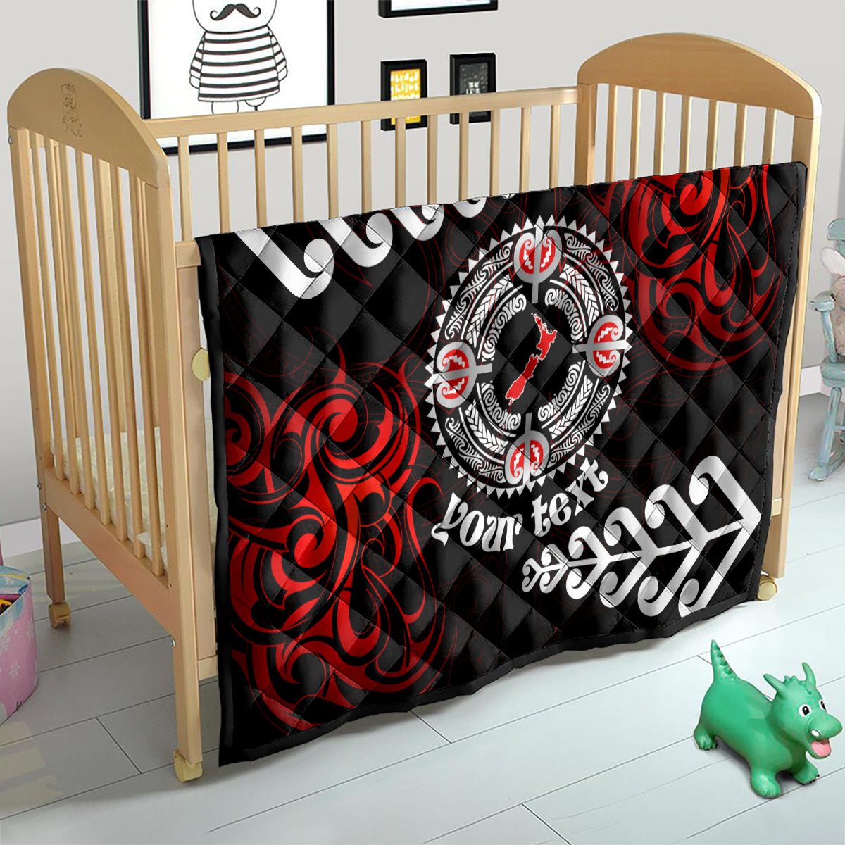 New Zealand Waitangi Day Personalised Quilt Aotearoa Te Ra O Waitangi With Maori Tattoo