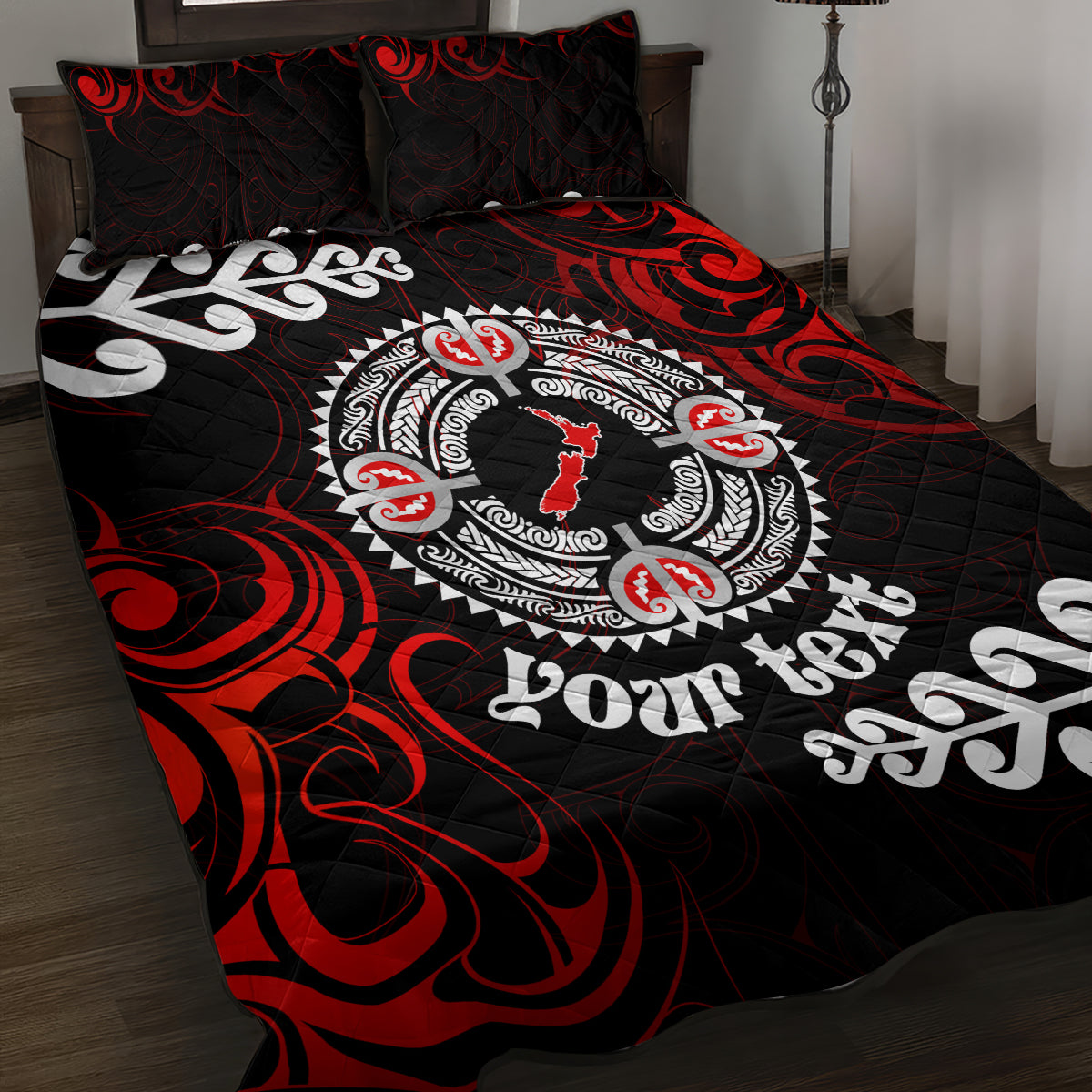New Zealand Waitangi Day Personalised Quilt Bed Set Aotearoa Te Ra O Waitangi With Maori Tattoo