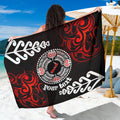 New Zealand Waitangi Day Personalised Sarong Aotearoa Te Ra O Waitangi With Maori Tattoo