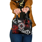 New Zealand Waitangi Day Personalised Shoulder Handbag Aotearoa Te Ra O Waitangi With Maori Tattoo